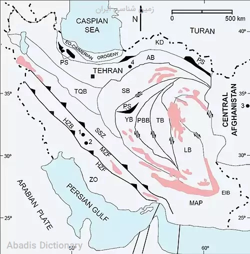 زمین شناسی ایران